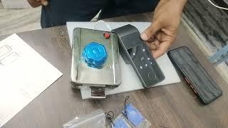 how to open lock remotely for fingerprint motorised lock using smart life Mobile App