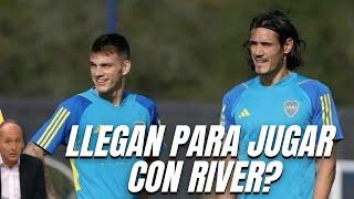 NOTICIAS DE BOCA HOY se entrenó con Cavani y Zenón diferenciados, pero llegarían al Superclásico