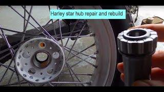 Harley Panhead Star Hub Rebuild