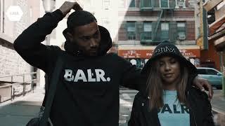 BALR. X New York - Women Hooded Bomber Jacket Black