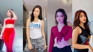 PAJAMA PARTY (PAMPARAMPAMPAM)- CELEBRITY GIRLS TIKTOK COMPILATION