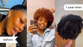 How I grew my 4c hair back from scratch in 1 year || *Dyed Hair Care* || South African YouTuber