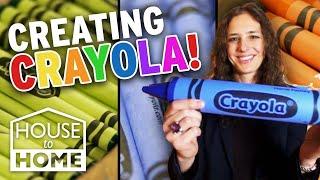 How To Make A Crayola Crayon | Step By Step Guide | Home Factory | House to Home