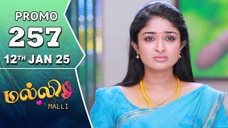 Malli Serial | Episode 257 Promo | 12th Jan 25 | Nikitha | Vijay | Saregama TV Shows Tamil