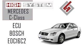 Mercedes C-Class W203 ECU BOSCH EDC16C2 Full Copy