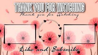 TOP 10 CUTE OUTRO TEMPLATES (NO TEXT) | FREE TO USE