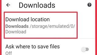 Chrome | How To Check Download Location | Downloaded Items in Android