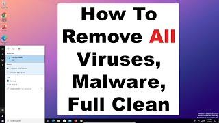 How to remove computer virus, malware, spyware, full computer clean and maintenance 2021