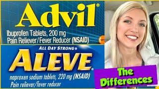 NSAIDs Ibuprofen (Advil, Motrin) vs. Naproxen (Aleve): The Differences