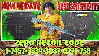 PUBG 3.6 UpdateBest Sensitivity Code& 4 Fingers Control Settings | BGMI / PubgMobile 2025