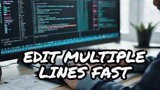 Edit Multiple Lines at the Same Time in VSCode (Like a Pro)