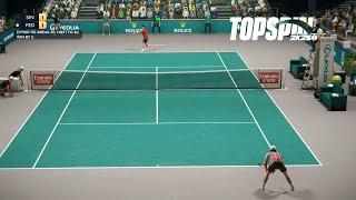 Top Spin 2K25 - Roger Federer Vs Jannik Sinner I HYPER TIE BREAK I Paris Masters (PS5)