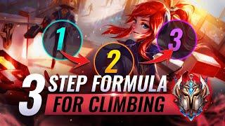 3-Step Formula That Took Me From Bronze To CHALLENGER - League of Legends