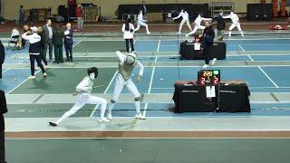 LI Toby VS XU JIA BAO - FINAL - CANADA CUP #1 Cadet Men's Foil