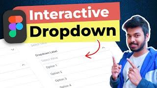 How to Design an Interactive Dropdown in Figma | Beginners Tutorial