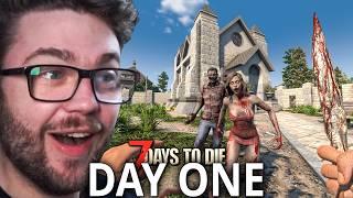 SURVIVING MY FIRST DAY in the NEW 1.0 UPDATE! | 7 Days to Die 1.0