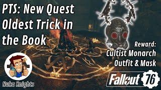 Fallout 76 PTS: New Quest "Oldest Trick in the Book" (Skyline Valley)