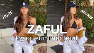 HUGE Zaful TRY-ON Summer Haul | affordable bikini haul 2021