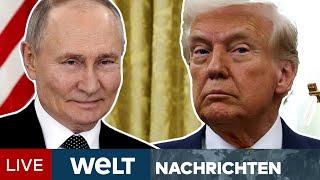 UKRAINE-KRIEG: Erst Selenskyj, jetzt Putin! Trump droht Russland - kommt so der Frieden? | LIVE