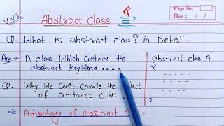 Abstract Class in Java | Learn Coding