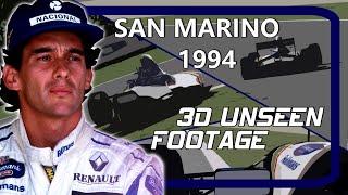 "Ayrton Senna’s 1994 Imola Crash Recreated in Stunning 3D | Camera Car Onboard Exclusive Footage!"