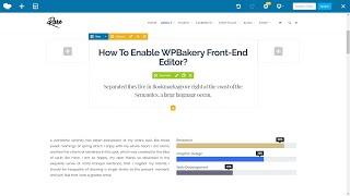 How To Enable Frontend Editor In WPBakery WordPress Plugin?
