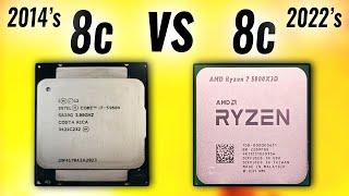 The FIRST DDR4 8 Core (i7-5960x) Vs. The Last (Ryzen 7 5800X3D)