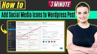How to add social media icons to wordpress post 2024
