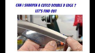 Sharpening a Cutco Double D Edged Knife #knifesharpening #sharpening