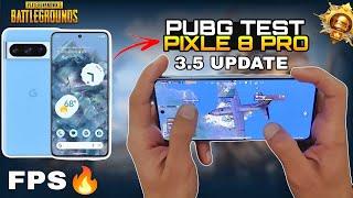 Google Pixle 8 Pro PUBG TEST | Ultimate Gaming, Fps, Graphics & Battery Review | Tensor G3 ️