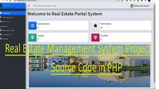 real estate management system project source code in php