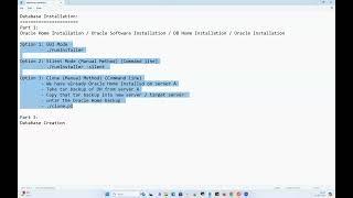 Oracle Installation & Database Creations Options | Vismo Technologies