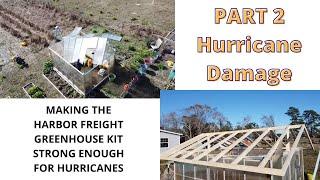 Part 2 - How to make your Harbor Freight Greenhouse stronger in the wind How to Homestead continues.