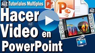 Como Hacer Videos En Power Point | Editar, Gravar Voz En Power Point,