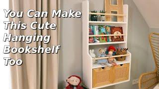 Make This Adorable DIY Kids Bookshelf | Perfect for Bedrooms & Storage!