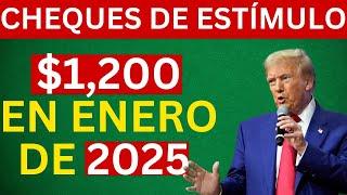 Cheques de estímulo de $1,200 en enero de 2025: quiénes califican y cuándo esperar recibirlos