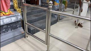 Stainless Steel Railing with Gate Installation