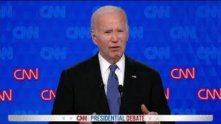 President Biden addresses abortion access and murders by immigrants | CNN Presidential Debate 2024