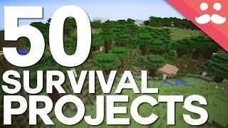 50 Projects For Your Minecraft Survival Worlds!