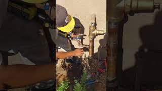 Installing a back flow preventer on a New irrigation system