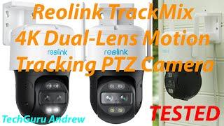 Reolink TrackMix 4K Dual-Lens Motion Tracking PTZ Camera