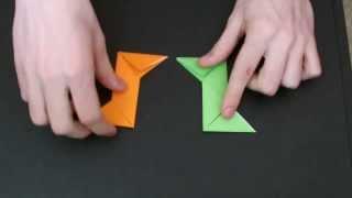 How To Make A Paper Ninja Star (Shuriken)