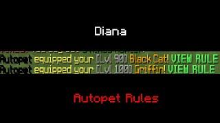 AutoPet Rules for Diana | Hypixel Skyblock