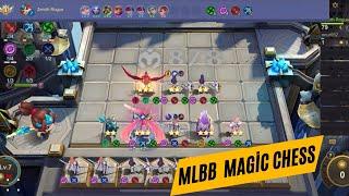 Zeroth Rogue Top 1 Victory with Kaja, Layla, Luo Yi, and More | MLBB Magic Chess 3-Star Strategy