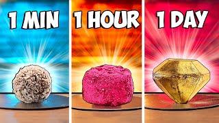 1 minute vs 1 hour vs 1 day Candy