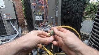 AC Repair Replacing Hi Pressure Switch