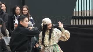 Guan Xiaotong attends the Valentino Paris Womenswear Spring Summer 2025