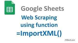 Web Scraping using ImportXML() Google Sheets (RU voice)