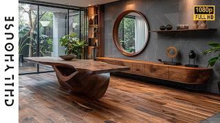 HOME DESIGN TIPS: Transform Modern Interiors with Contemporary Wood & Elegant Fabrics