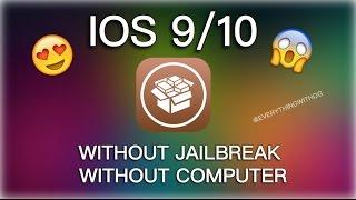 INSTALL CYDIA ALTERNATIVE ON IOS 9-9.3.5/10-10.2 WITHOUT JAILBREAK AND WITHOUT COMPUTER!